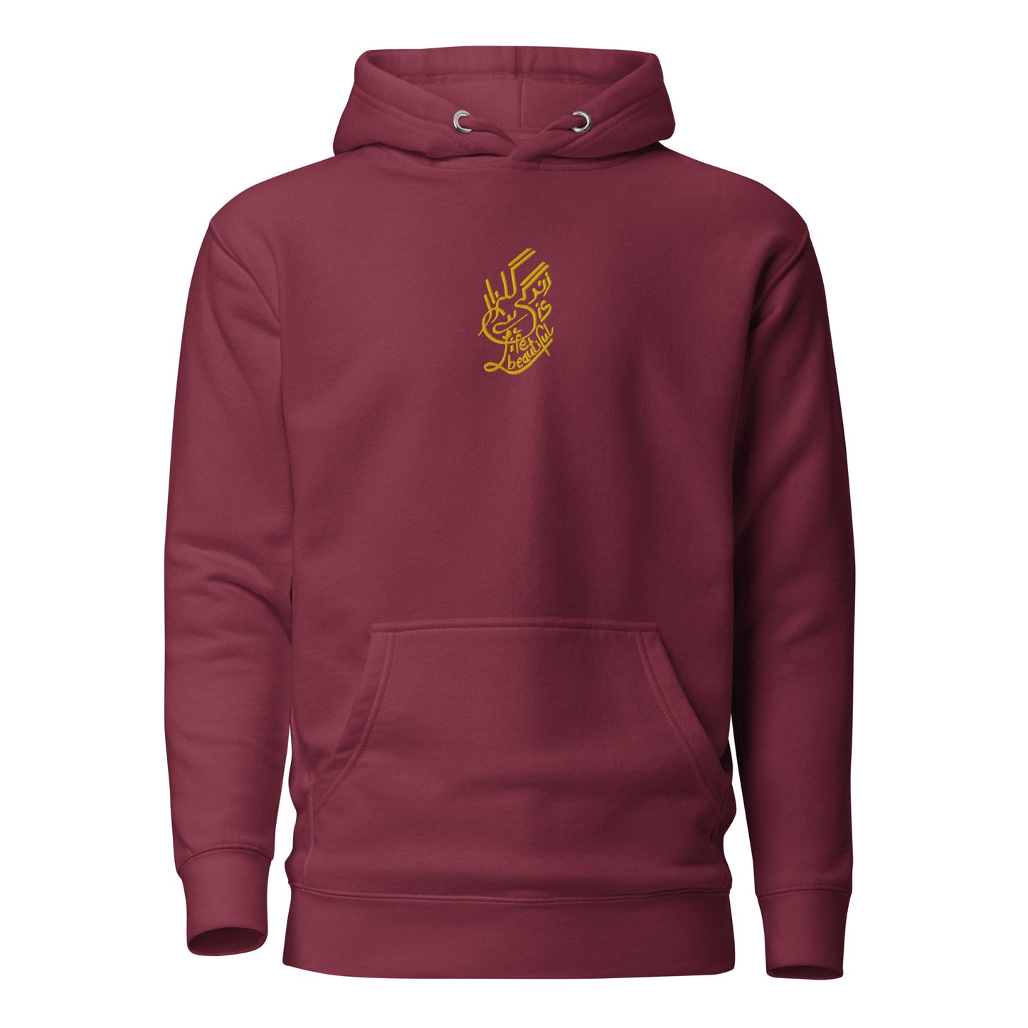 "Zindagi Gulzar Hai" - Embroidery Artwork Hoodie